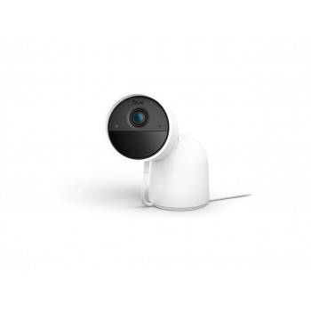 Philips Hue Secure Kabelgebundene Kamera mit Standfuß 2K Videoauflösung Weiß