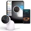 Philips Hue Secure Kabelgebundene Kamera mit Standfuß 2K Videoauflösung Weiß