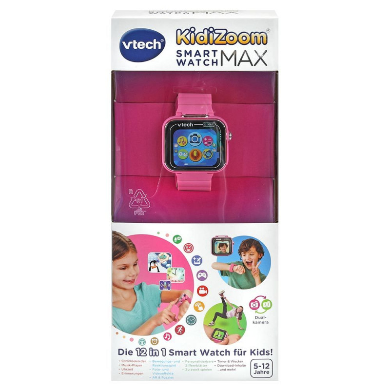 VTech KidiZoom Smart Watch MAX Smartwatch, Pink