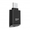 Silicon Power C200 USB-C 3.2 microSD Kartenleser - Schwarz