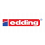 Edding 5000 Acrylmarker-Set, Keilspitze, 5-10 mm, verschiedene Farben (Schwarz, Orange, Pink, Weiß, Gelb), 5 Marker 4-5000-5