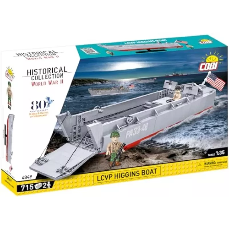 Bauset Cobi LCVP Higgins Boat 715 Teile Alter 8+