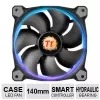 Thermaltake Riing 14 LED 256 Color CL-F043-PL14SW-B Gehäuselüfter 140 mm, 3er-Pack, 600–1400 U/min, 4-Pin