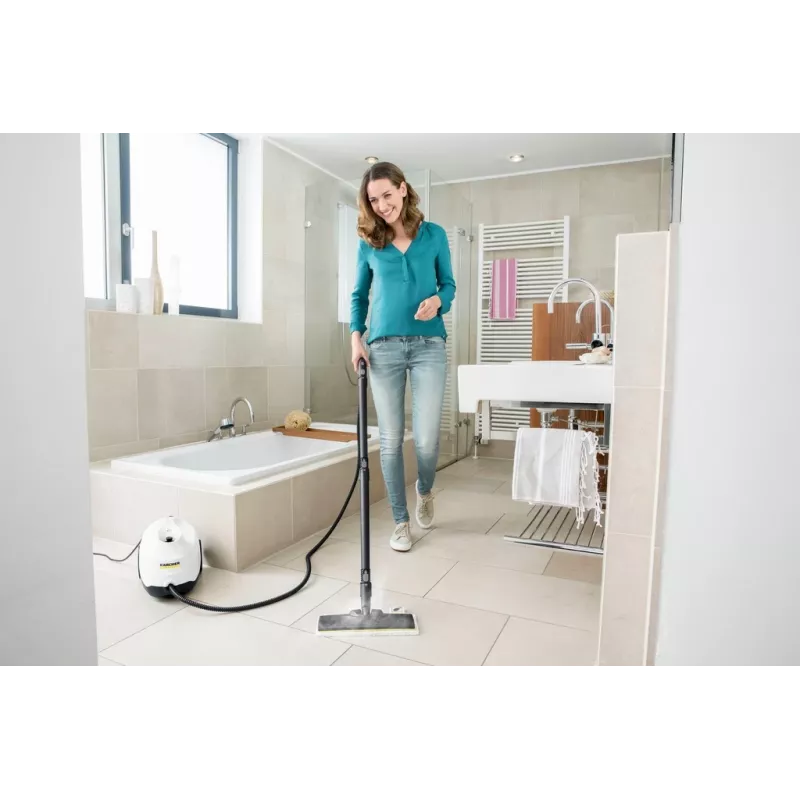 Kärcher SC 3 EasyFix 1.513-650.0 Zylinder-Dampfreiniger, 1900 W, 3,5 bar, 0,5 l, Schwarz/Weiß