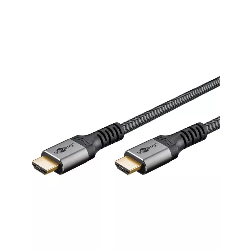 Goobay 65262 HDMI-Kabel 3 m HDMI Typ A (Standard) Grau (65262)