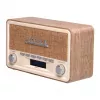 Denver DAB-18LW DAB+/FM Retro-Radio, Bluetooth, Holzoptik hell