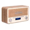Denver DAB-18LW DAB+/FM Retro-Radio, Bluetooth, Holzoptik hell
