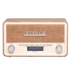 Denver DAB-18LW DAB+/FM Retro-Radio, Bluetooth, Holzoptik hell