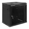 Qoltec 54488 19-Zoll-Wandmontage-Rackschrank, 12U, 600 x 635 x 450 mm, perforierte Tür