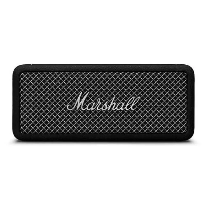 Tragbarer Bluetooth-Lautsprecher Marshall Emberton II Schwarz Steel — kompaktes Design, kabelloses Audio