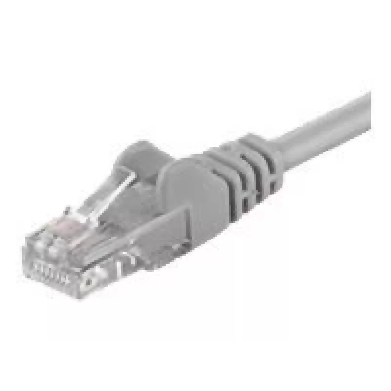 Wentronic Goobay CAT 6 Patchkabel, U/UTP, Grau, 1,5 m - CCA Kupfer-Mix (95591)
