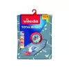 Bügelbrettbezug VILEDA Total Reflect Blau Grau Weiß für Bügelbretter 1300 x 450 mm