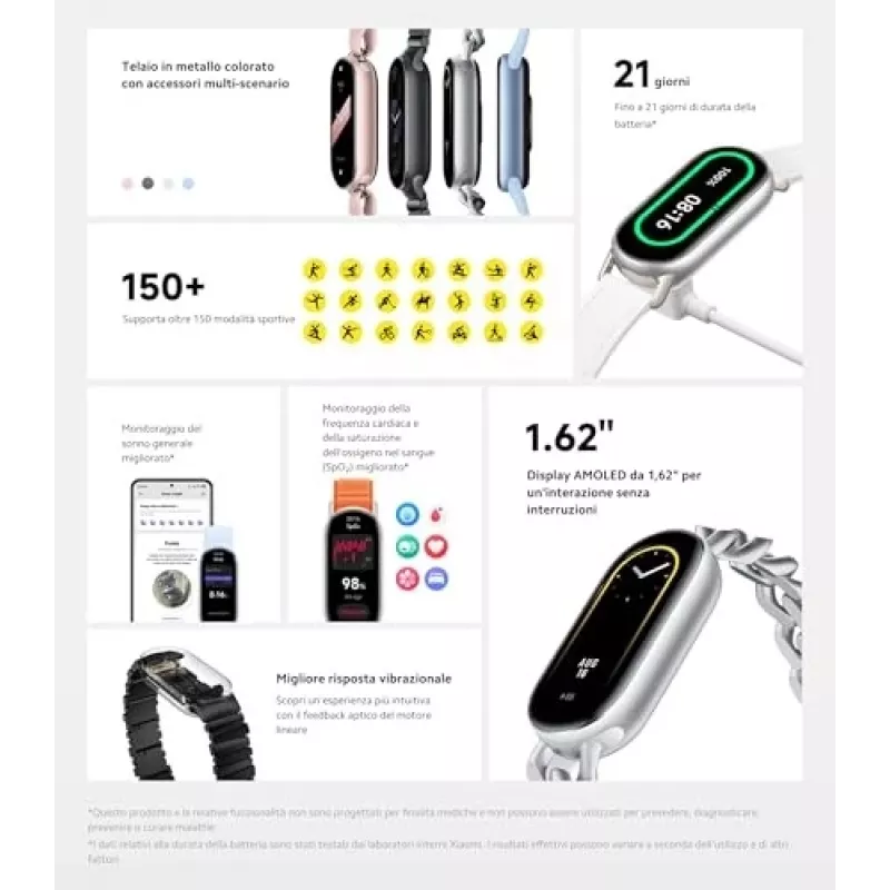 Aktivitätstracker Armband Xiaomi Smart Band 9