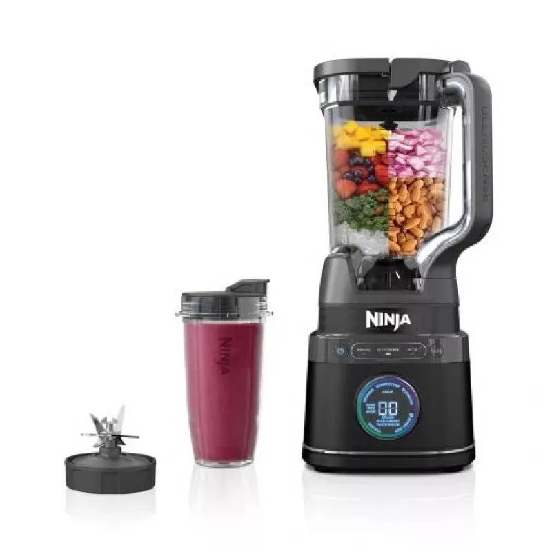 Ninja TB301EU Detect Power Mixer Pro Standmixer, 1,2 kW, 6 Automatikprogramme, Schwarz