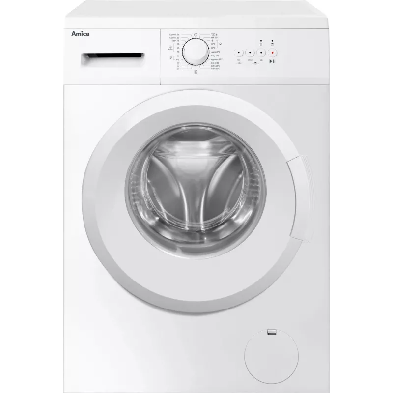 Amica WA0S610DO Waschmaschine, Frontlader, 6 kg, 1000 U/min, weiß