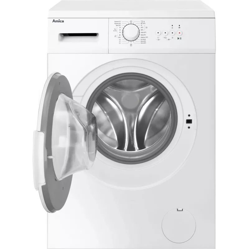 Amica WA0S610DO Waschmaschine, Frontlader, 6 kg, 1000 U/min, weiß