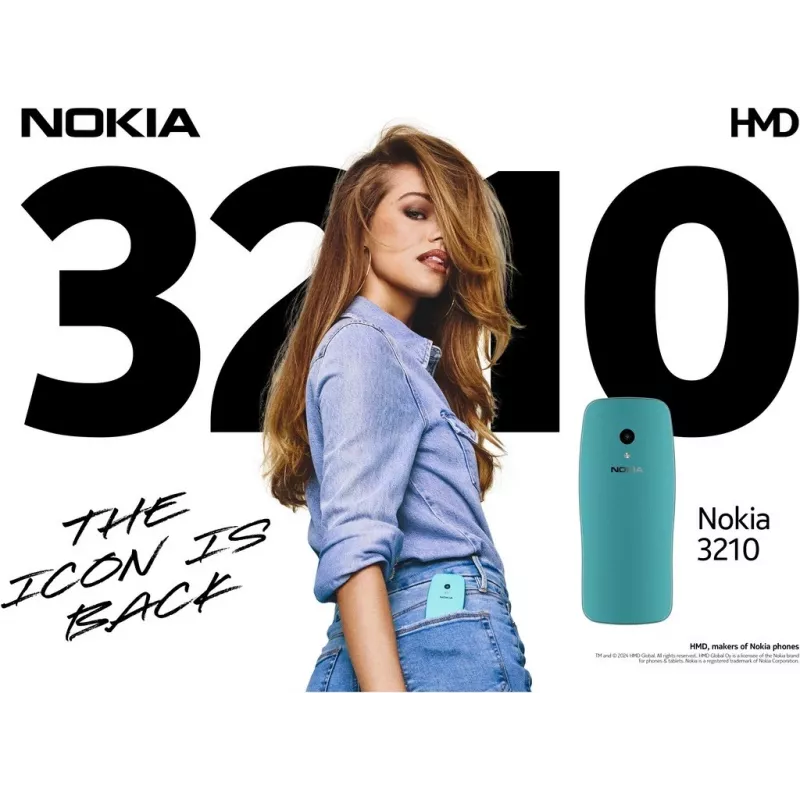 Nokia 3210 6,1 cm (2.4) Blau Funktionstelefon (1GF025CPJ2L06)