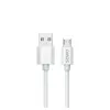 Savio USB 2.0 USB A - Micro USB Weiß CL-167 3 m Kabel