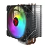 CPU-Luftkühler SAVIO SAVGCOVORTEXX2ARGB mit 4 Heatpipes, 120-mm-ARGB-Lüfter, schwarz