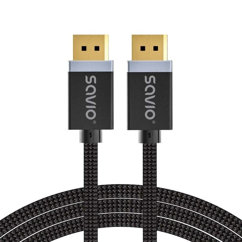 SAVIO DISPLAYPORT (M) - DISPLAYPORT (M) KABEL, V1.4, 3 m, CL-176