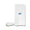 Qoltec 57013 Rundstrahl-4G-LTE-Innenantenne, 2x SMA, 0,6-2,7 GHz, 30 dBi, vertikale Polarisation, 50 Ω, weißes ABS