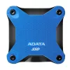 Externe SSD ADATA SD620 512 GB, USB 3.2 Gen 2 Micro-USB B, blau, Silikongehäuse, stoßfest