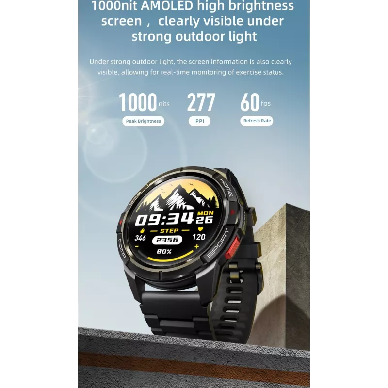 Smartwatch MiBro GS Active Silber