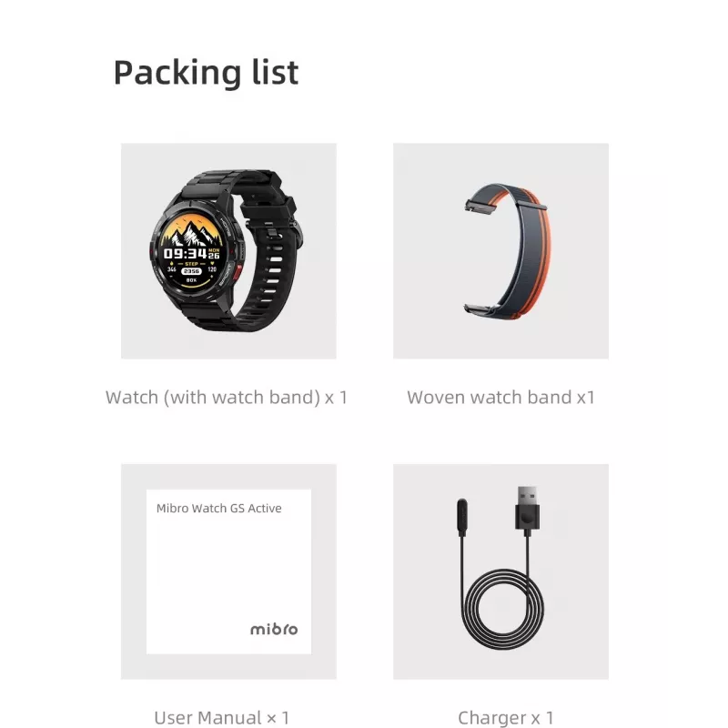 Smartwatch Mibro GS Active (Grau)