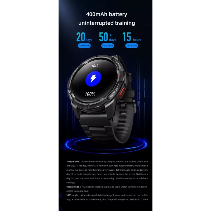 Mibro GS Active Smartwatch (Schwarz)