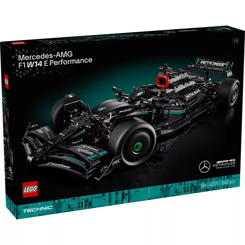 LEGO Technic 42171 Mercedes-AMG F1 W14 E Performance, Maßstab 1:8, 1642 Teile, 18+