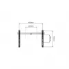 TV-Wandhalterung One For All WM 6411 Schwarz Silber