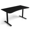 Arozzi Arena Medium Gaming-Tisch ARENA-MEDIUM-PBK, 140 x 75,5 cm, vollflächiges Mikrofaser-Mauspad, Pure Black