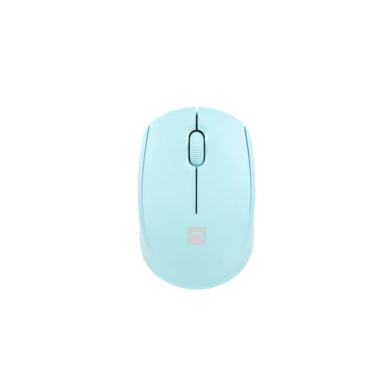 Natec Stork NMY-2001 kabellose optische Maus, 1600 DPI, USB-Empfänger, blau
