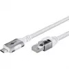 Goobay 74178 - Netzwerkadapterkabel USB 3.1 Typ C Gigabit Ethernet 5 m - Netzwerkkarte - 1.000 Mbit/s (74178)