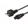 SAVIO CL-81Z Netzkabel, 10er-Pack, 1,8 m, 3x0,75 mm²