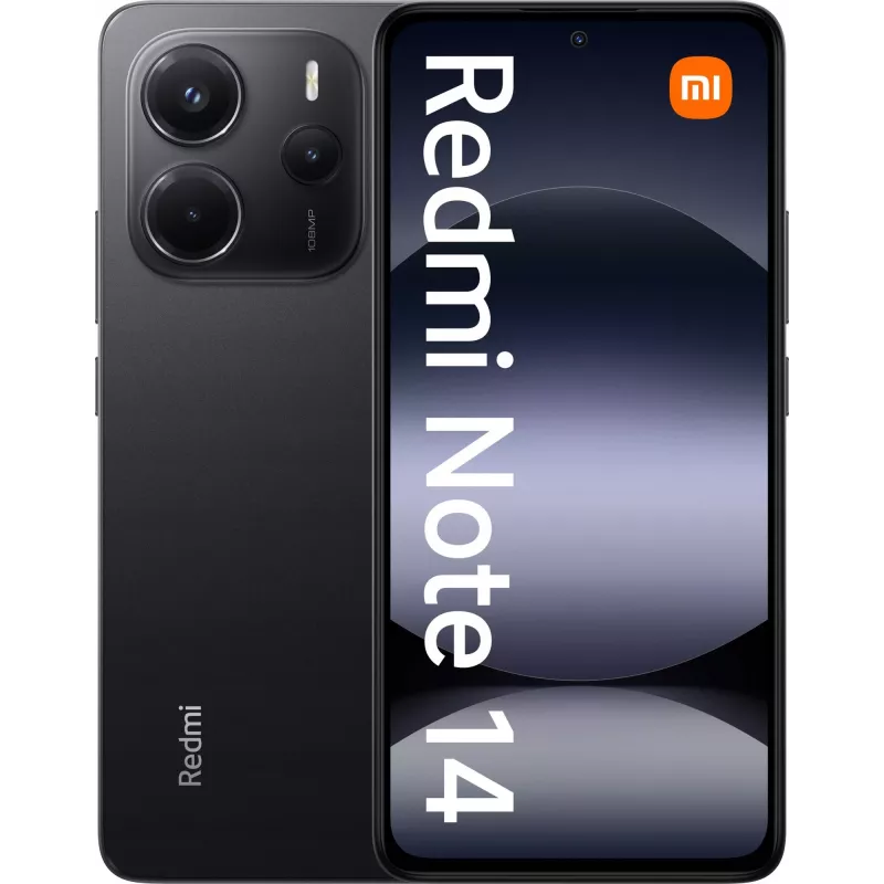 Xiaomi Redmi Note 14 16,9 cm (6,67) Hybrid Dual SIM 4G USB Typ-C 8 GB 256 GB 5500 mAh Schwarz