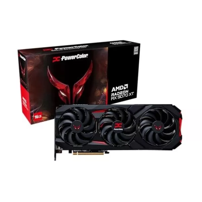 PowerColor Red Devil Radeon RX 9070 XT 16GB GDDR6 PCIe 5.0 Grafikkarte