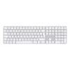 Apple MXK73DK/A Magic Keyboard mit Touch ID und Ziffernblock, kabellos, Dänisch, Weiß