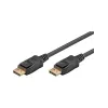 Kabel DisplayPort Stecker > DisplayPort Stecker, 8K / 144Hz (schwarz, 2 Meter, 54 Gbit/s, DisplayPort 2.0 / 2.1)