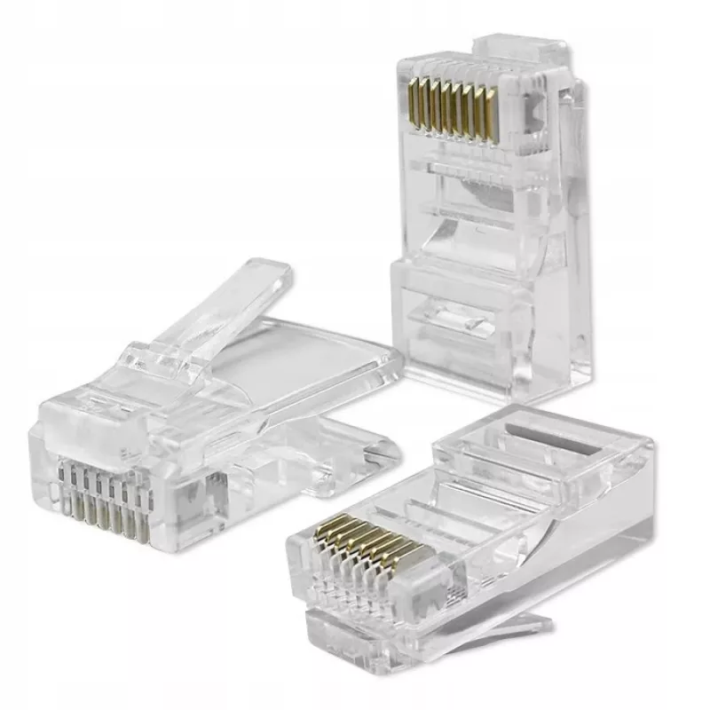 Modularer RJ45-Stecker QOLTEC 54552 CAT6 UTP, 100er-Pack