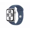 Apple Watch SE GPS 40mm Silber Aluminiumgehäuse mit Denim Sportarmband