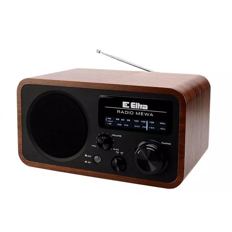 ELTRA MEWA analoges Tischradio, UKW/LW, Schwarz