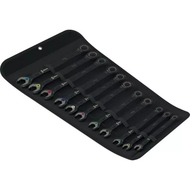 Wera 6000 Joker Black Edition Maul-Ringratschenschlüssel-Satz, 11 Stk.