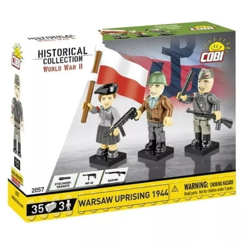 Historical Collection Zweiter Weltkrieg /2057/ WARSCHAUER AUFSTAND 1944 3Figuren/35Blöcke