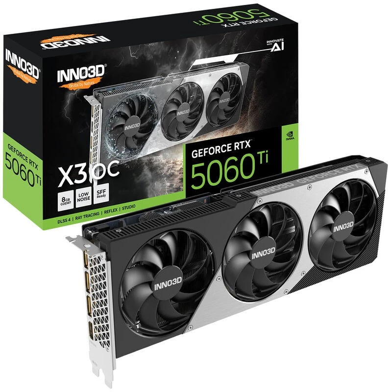 INNO3D GeForce RTX 5060 Ti X3 OC 8GB GDDR7 Grafikkarte