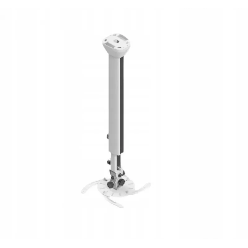 Edbak PMV300W Projektor-Deckenhalterung, max. 30 kg, 1000-1700 mm, Weiß