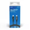 Savio CL-174 USB-C-auf-USB-C-Kabel, 100 W, Power Delivery/Quick Charge, digitale Anzeige, 1 m, grün