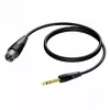 Procab XLR-Stecker auf 6,3 mm (1/4 Zoll) Klinkenstecker-Stereokabel 1,5 m