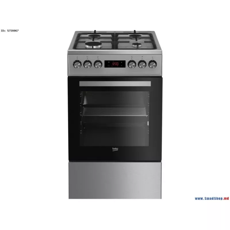 Gas-Elektro-Herd BEKO FSM52330DX 5 Brenner 60 cm, Energieeffizienzklasse A
