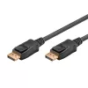 Essential Kabel DisplayPort Plug > DisplayPort Plug, 8K / 120Hz (Schwarz, 1 Meter, 40 Gbit/s, DisplayPort 2.0 / 2.1)